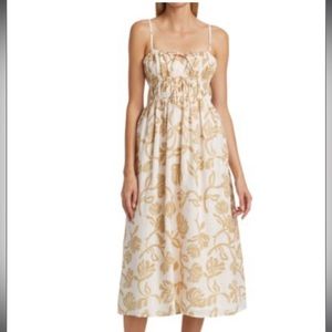 Faithfull the Brand Francesca Floral Linen Sundress